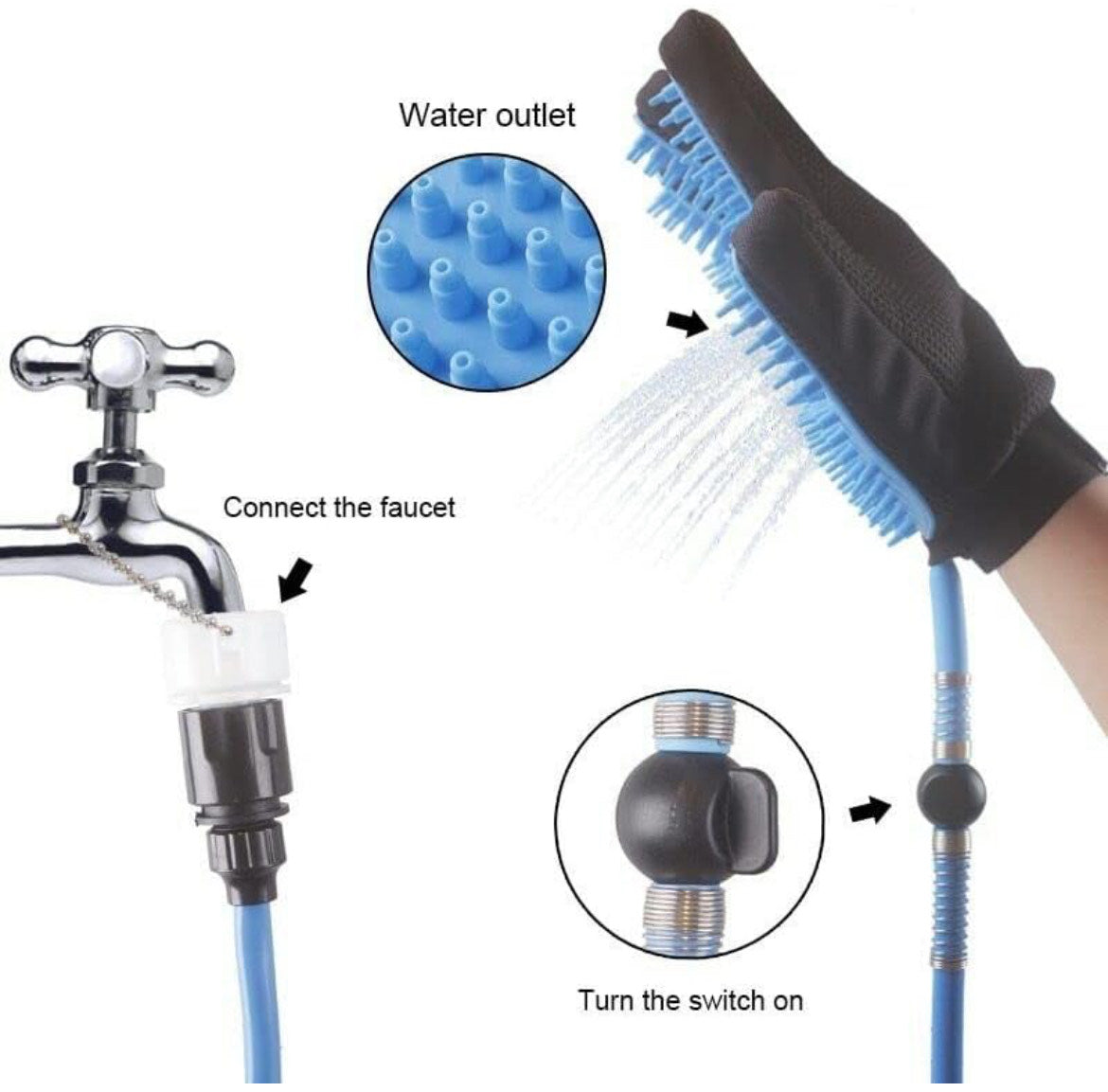 Pet Bath Brush